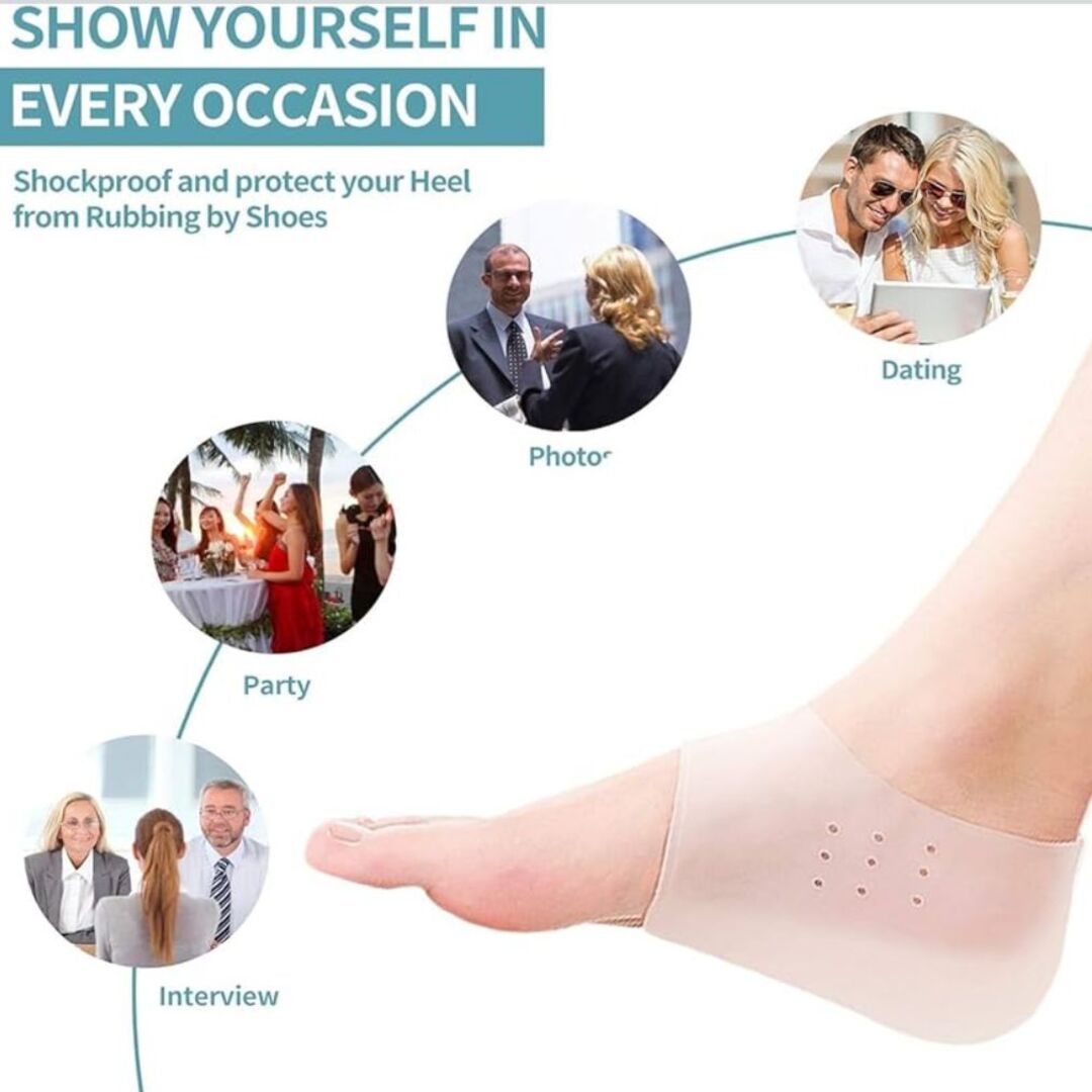 HeelRelief | Herbruikbare Silicone Talonera’s voor Betere Houding en Minder Pijn