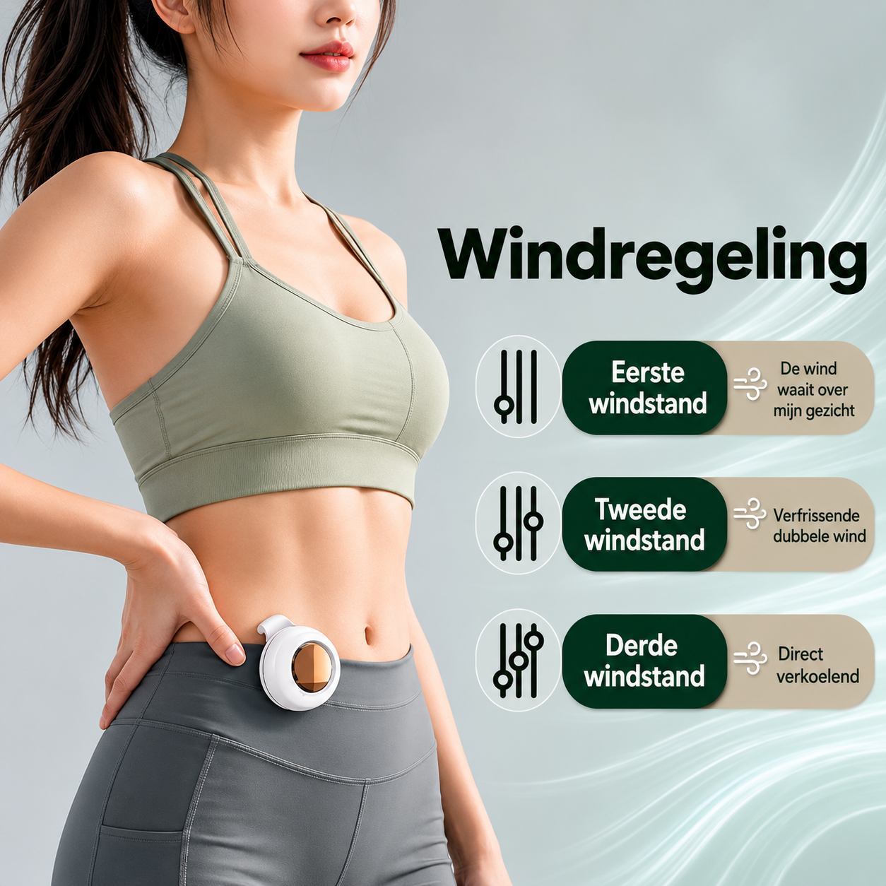 AeroBreeze | Draagbare Mini Ventilator