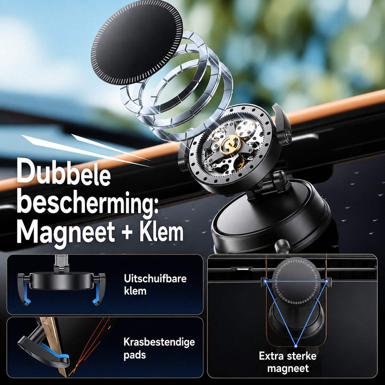 DriveMount | Magnetische Telefoonhouder Voor In De Auto