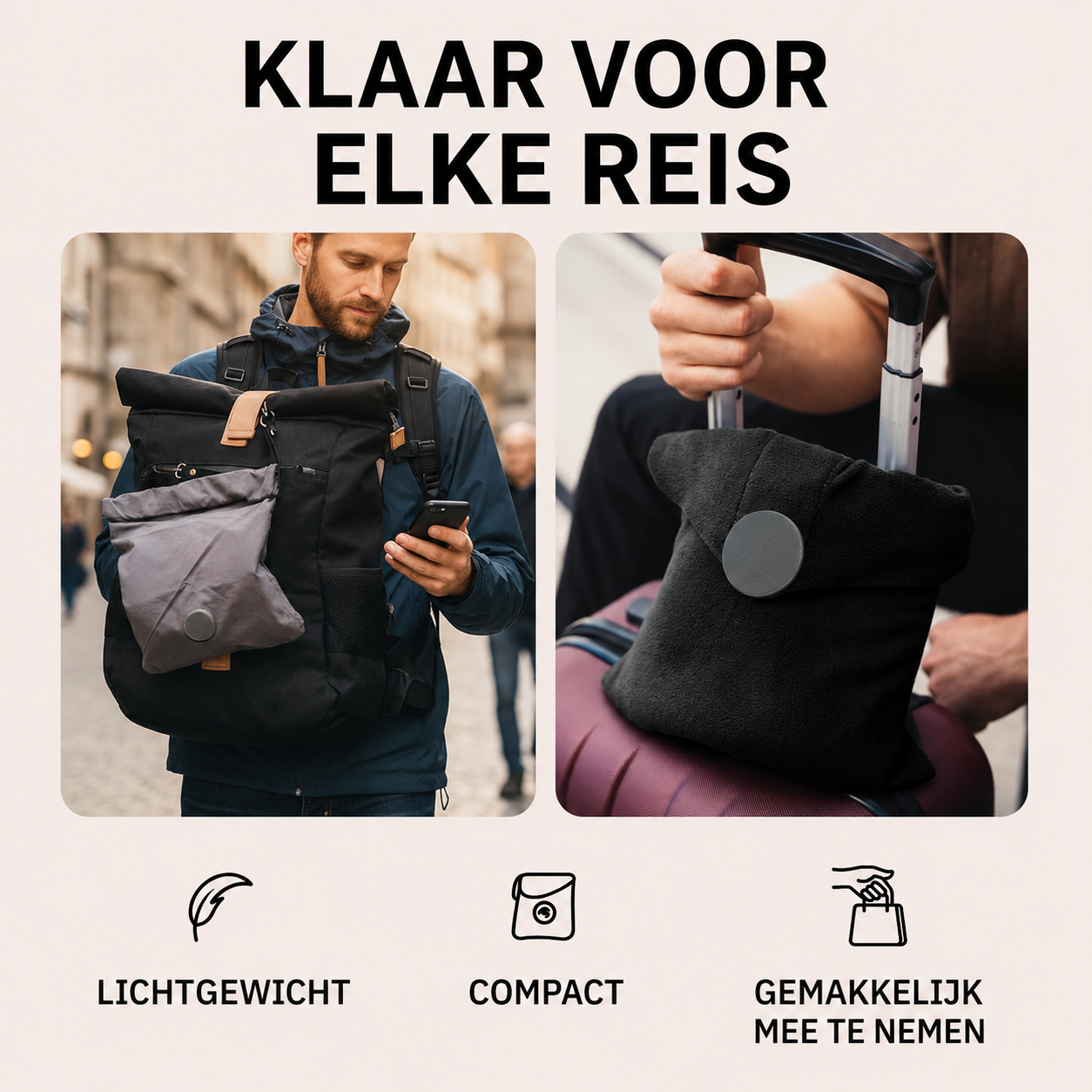 NeckNest | Comfortabel Slapen Onderweg