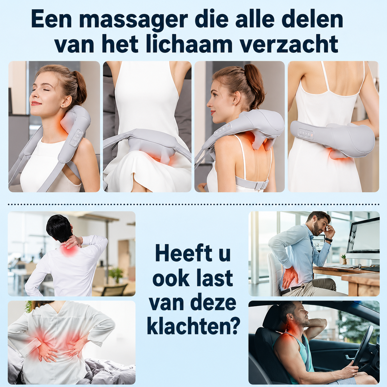 RelaxNek | Draadloze Nek- En Schoudermassage