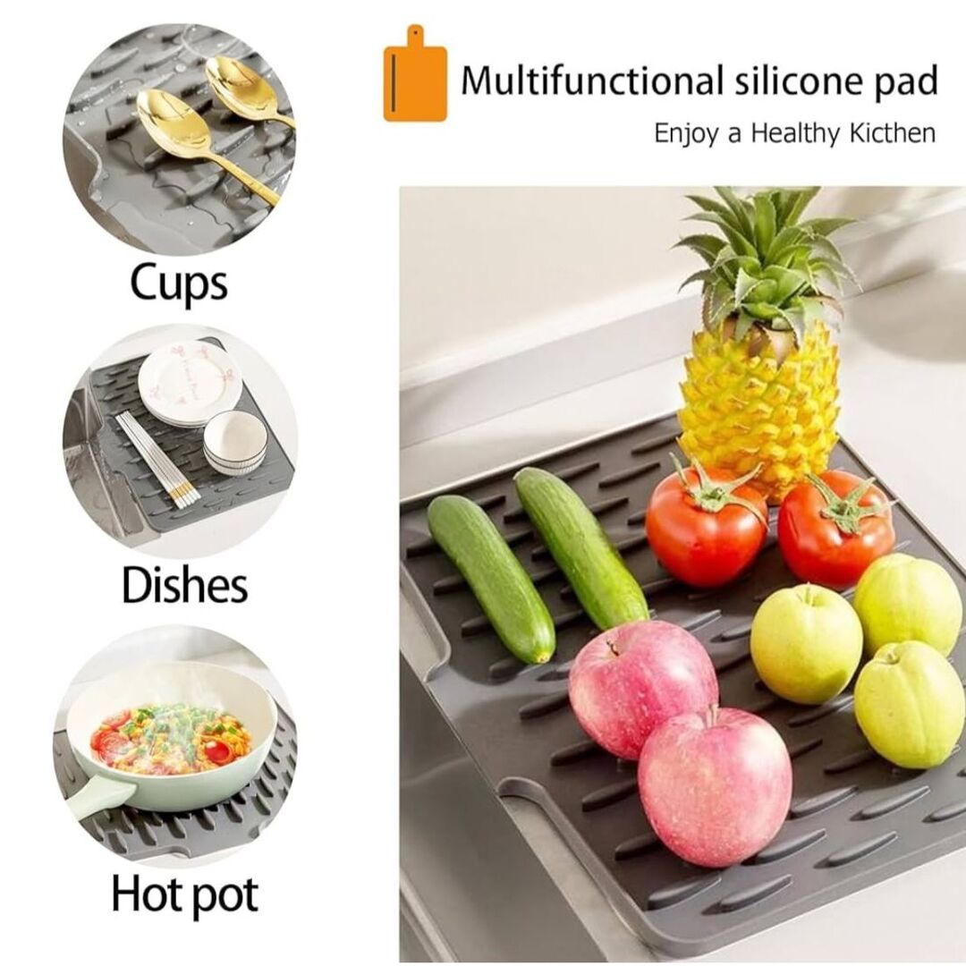 FlexiDry | Multifunctionele Siliconen Mat voor Drogen & Beschermen