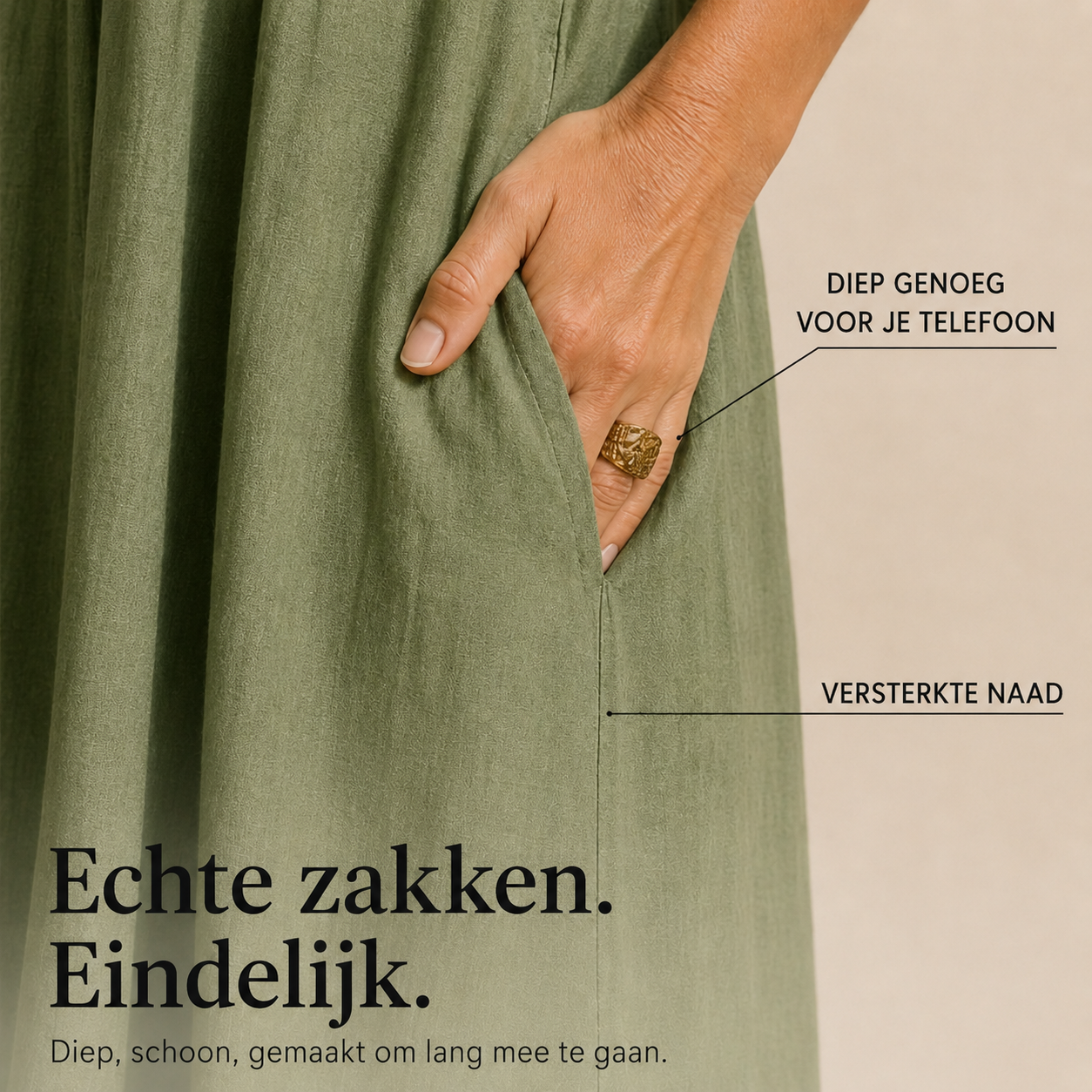 Élodie | Linnen Maxi Jurk