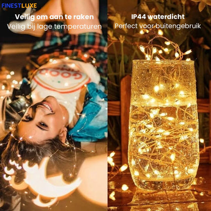 ShineTrail | Waterdichte LED String Lights voor Binnen & Buiten