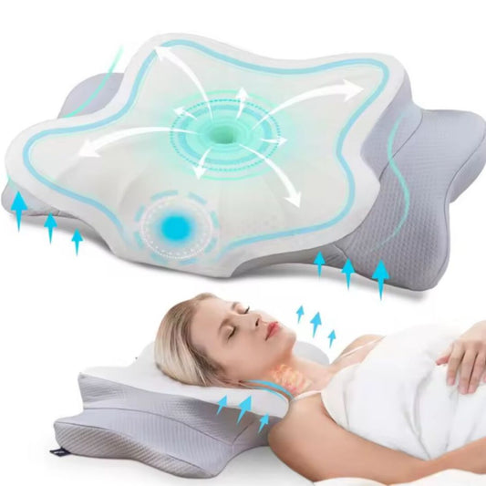 NeckBalance | Slim Hoofdkussen met Gezondheidsgerichte Ondersteuning en Ademend Design