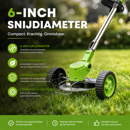 TrimFlex | Draadloze Grastrimmer met Verstelbare Steel