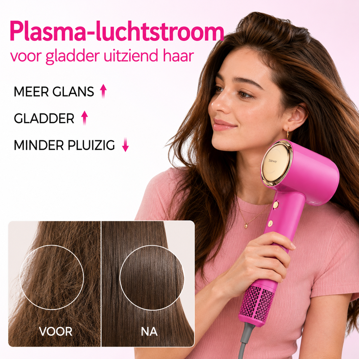 Plasma Dryer | Supersnel Droog Haar Met Minder Pluis