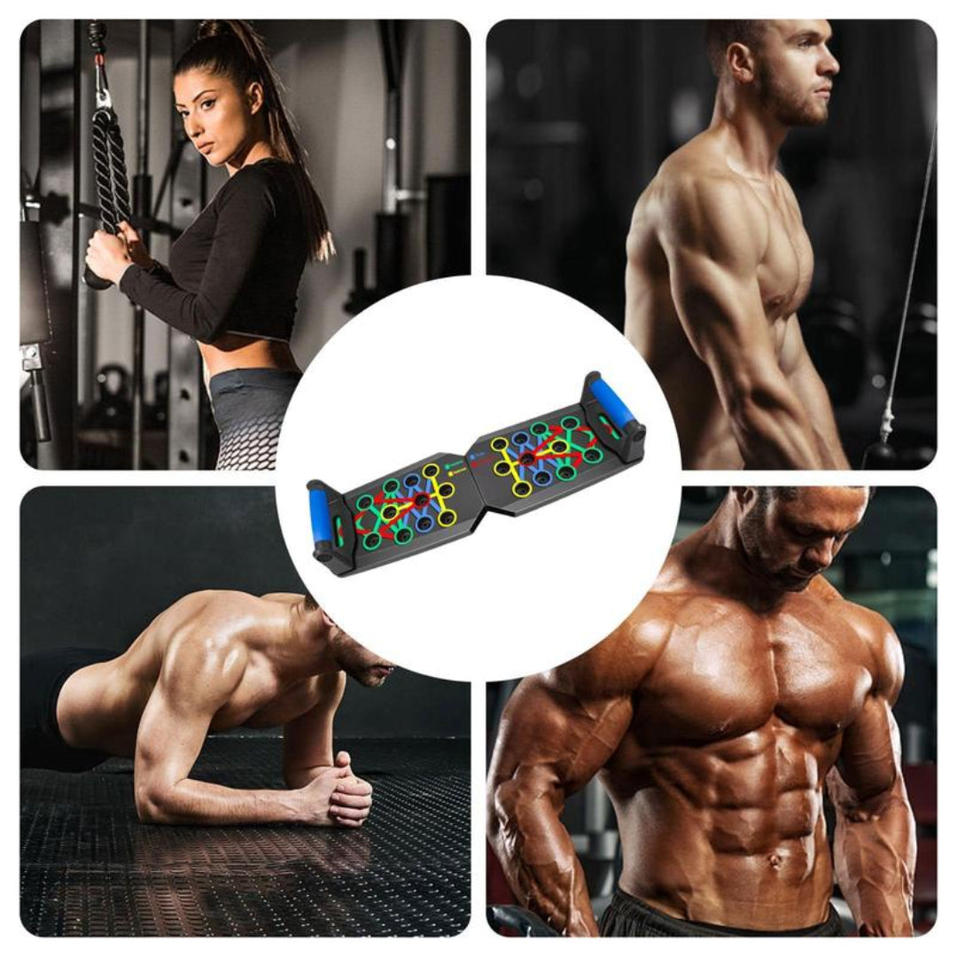 PushMaster | Gerichte Krachttraining voor Borst, Schouders & Armen