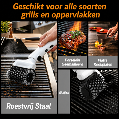 GrillBrush | Moeiteloos Een Schone BBQ
