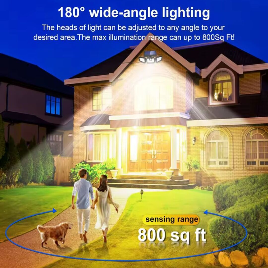 BrightGuard | Slimme 3-Kops Verlichting voor Huis & Tuin