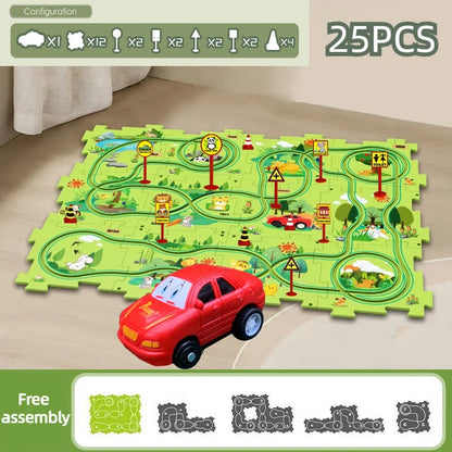 PuzzleRace | Educatief Speelspoor Set