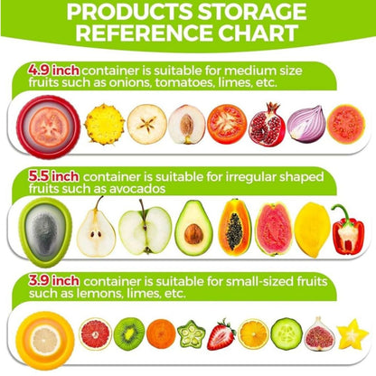 PureSeal | Herbruikbare Siliconeschalen voor Langer Verse Groenten en Fruit