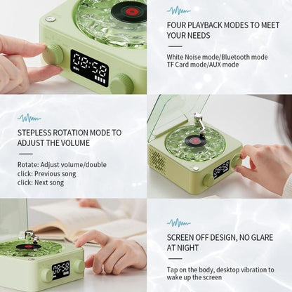MelodyLight | Retro Vinyl Speaker en Lamp met Omgevingsverlichting