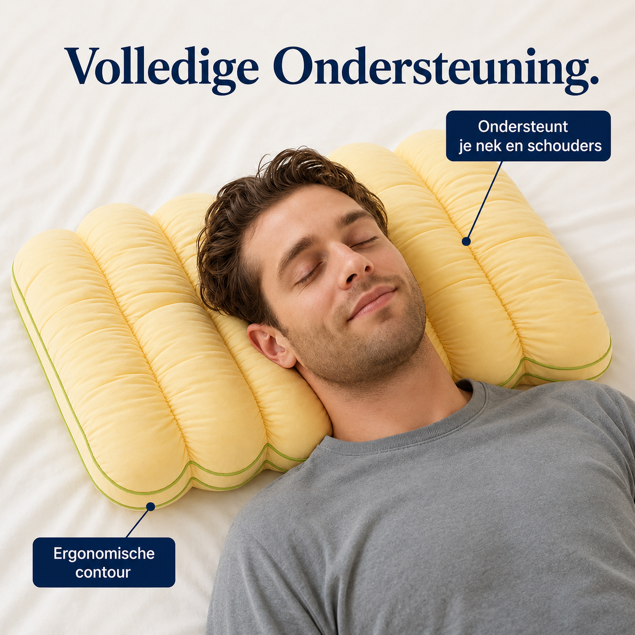 SoftCloud | Het Verstelbare Kussen voor Comfortabele Nachten