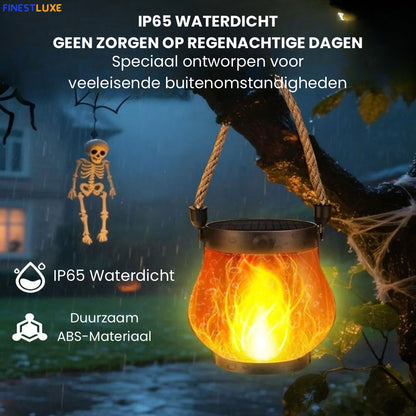 FireLume | Sfeervolle Solar Lamp met Vlameffect