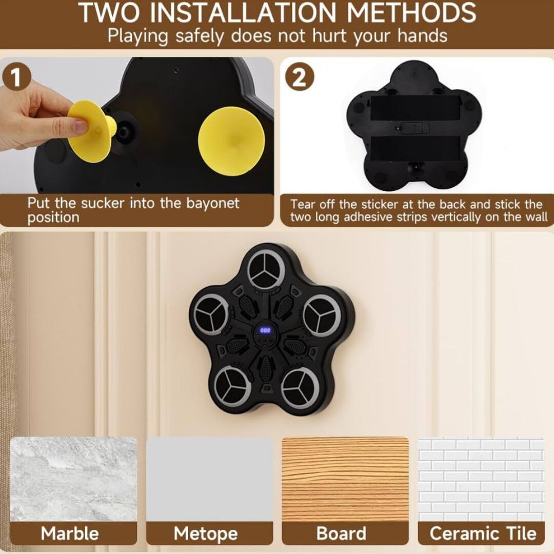 BeatBoxer | Interactieve Boks Wandtrainer met LED Muziekspel