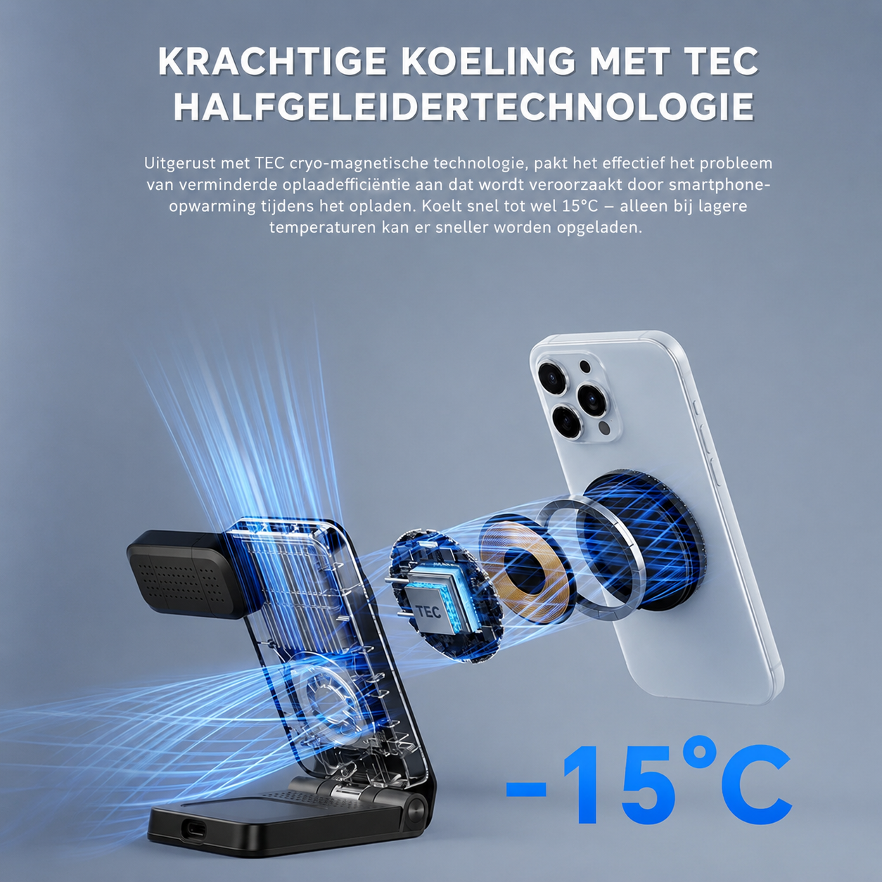 MagDock Elite | Drie Apparaten Opladen Met Eén Compact Station