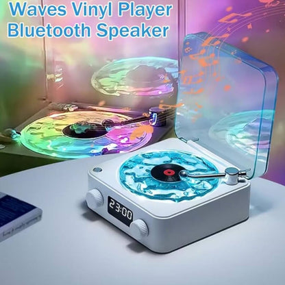 MelodyLight | Retro Vinyl Speaker en Lamp met Omgevingsverlichting
