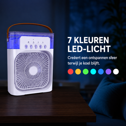 BreezeCool | Draagbare 3-in-1 Luchtkoeler Met Verneveling