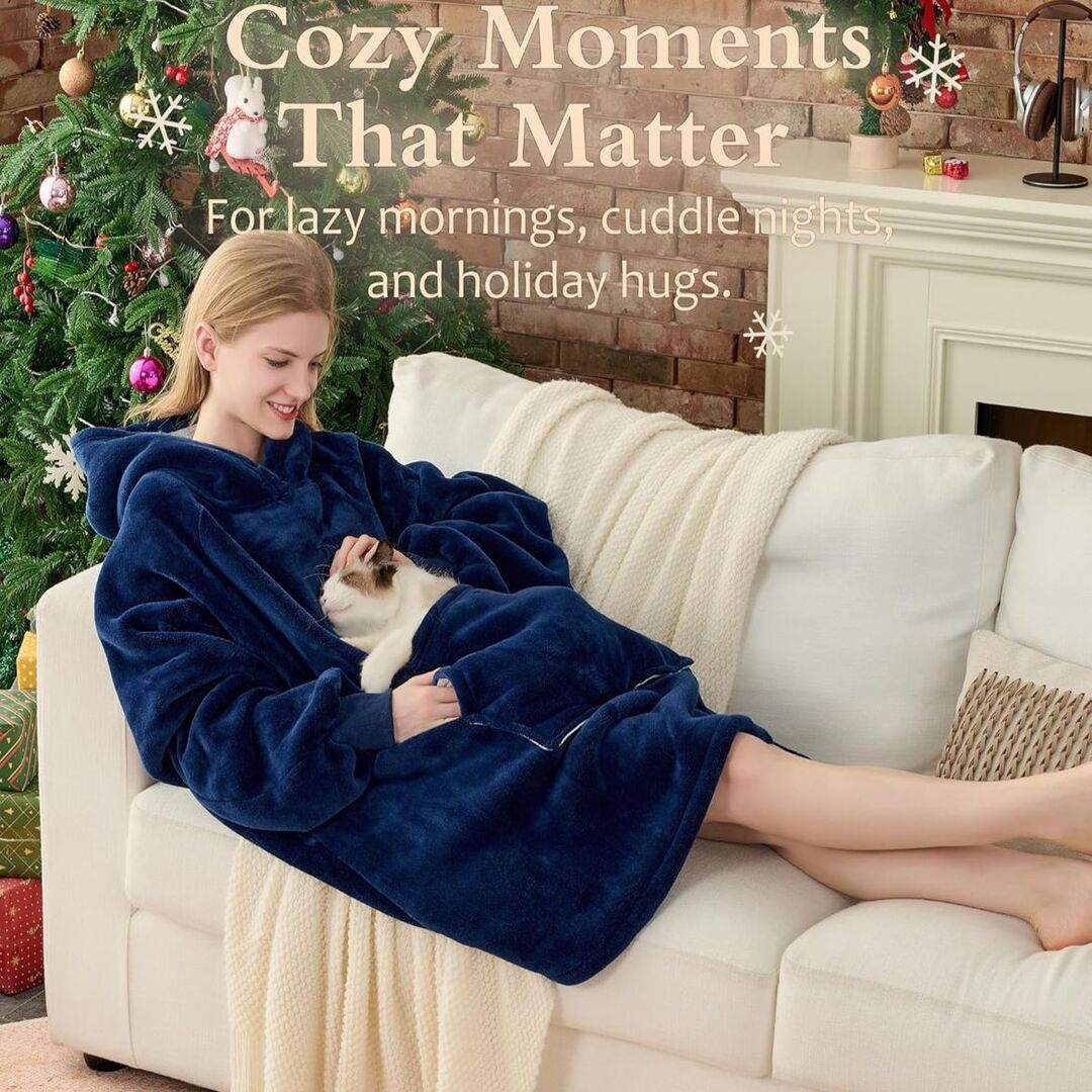 SnugWear | One-Size Warme Dekentrui met Fluweelzachte Binnenlaag