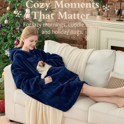 SnugWear | One-Size Warme Dekentrui met Fluweelzachte Binnenlaag