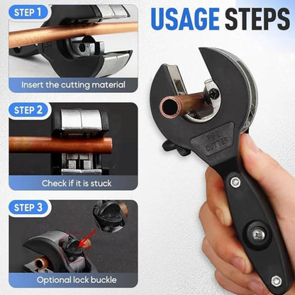 TubeCutter | Éénhandige Cliquet Coupe-Tube voor Precisie en Snelheid