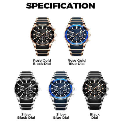 AstraTime | Waterdicht Multifunctioneel Herenhorloge met Quartz-precisie