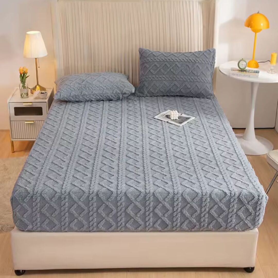 WarmNest | Matrasovertrek met Extra Warmte & Hypoallergeen Comfort