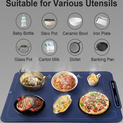 HeatPlate | Elektrisch Verwarmde Tafelonderlegger voor Lang Warm Serveren