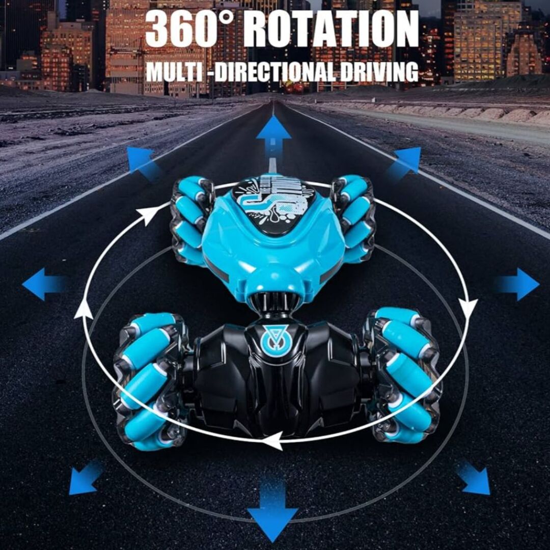 TurboRacer | Raceauto met 360° Rotatie & Zwaartekrachtsensor