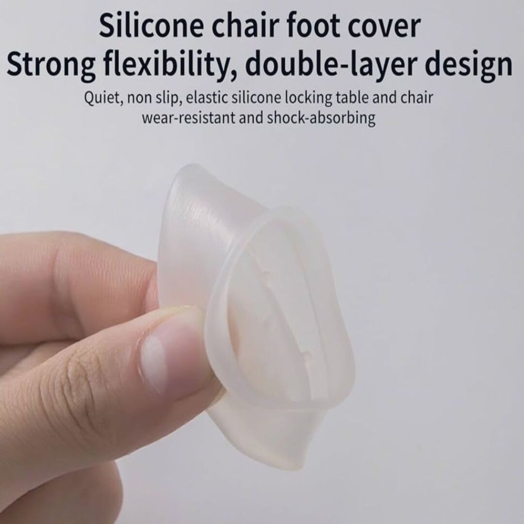 SilentGlide | Stoelpoot Beschermers voor Krasvrij & Stil Schuiven