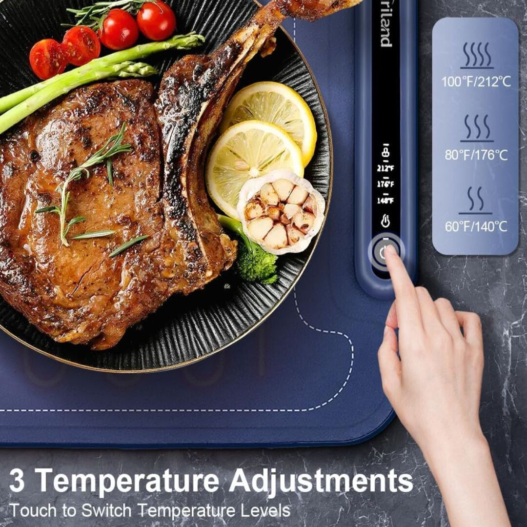 HeatPlate | Elektrisch Verwarmde Tafelonderlegger voor Lang Warm Serveren