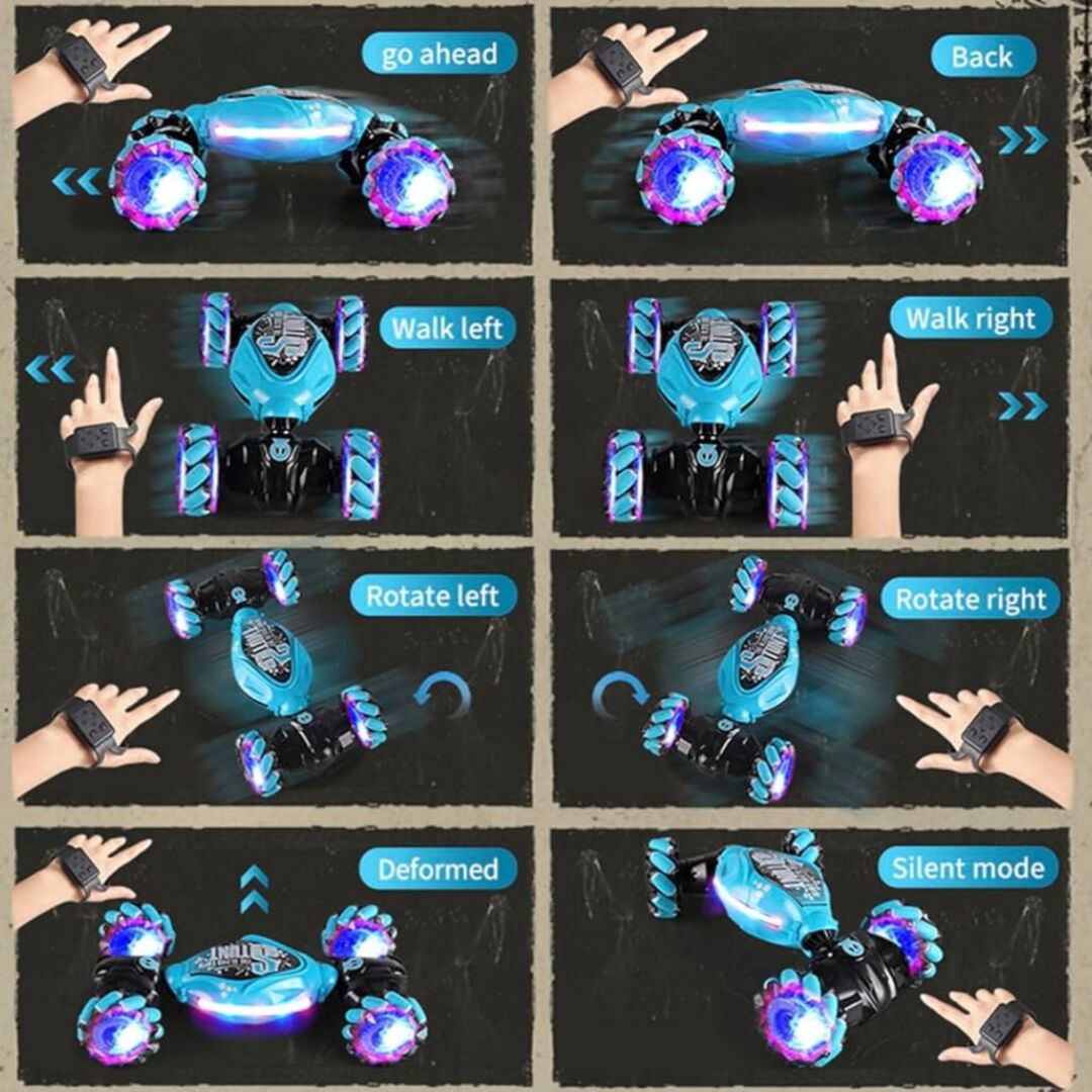 TurboRacer | Raceauto met 360° Rotatie & Zwaartekrachtsensor