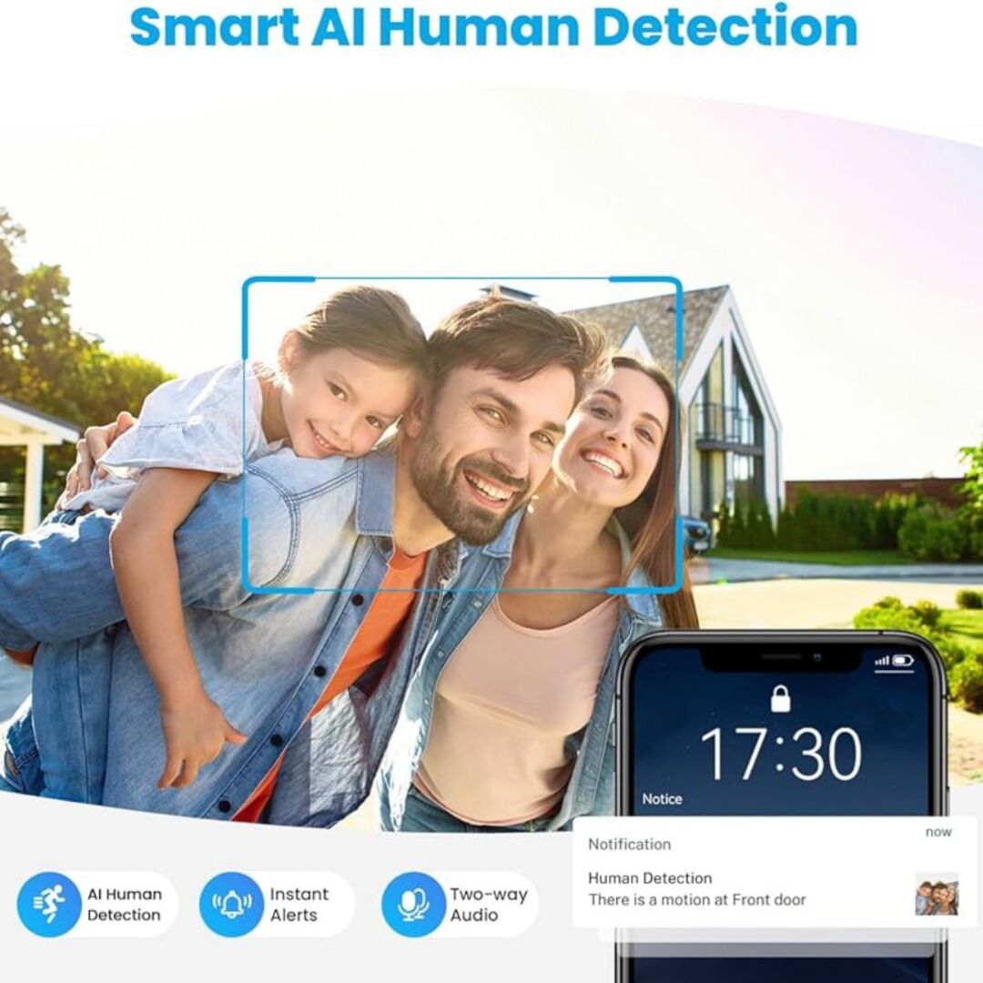 DoorVision | WiFi Deurbel met Nachtzicht en Tweerichtingsaudio
