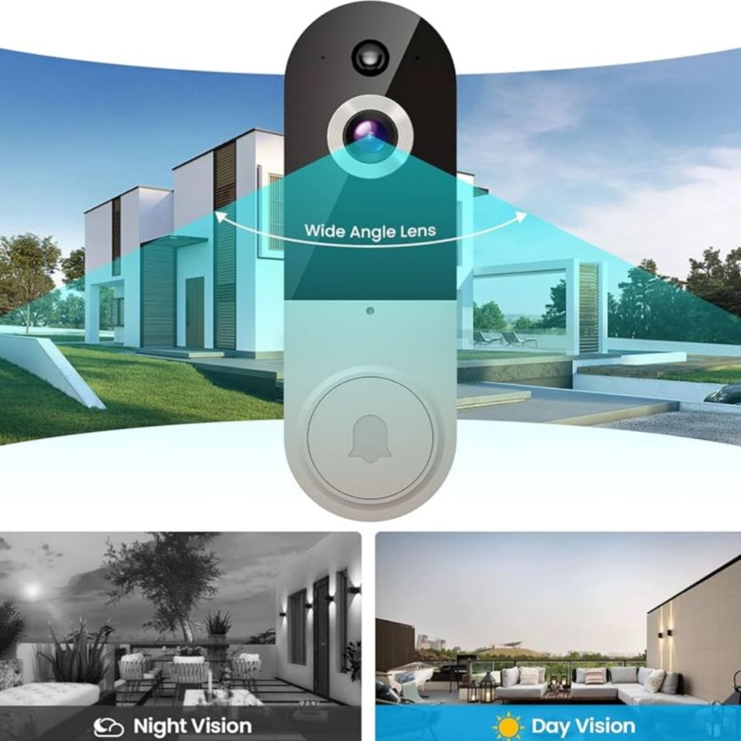 DoorVision | WiFi Deurbel met Nachtzicht en Tweerichtingsaudio