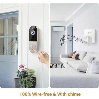 DoorVision | WiFi Deurbel met Nachtzicht en Tweerichtingsaudio