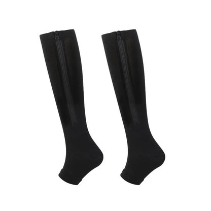 SportRits | Compressiesokken Met Rits Voor Actieve Benen