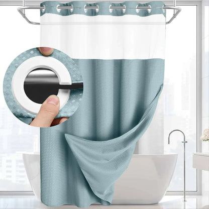 Showercurtain | Snel Ophangen Zonder Losse Haken