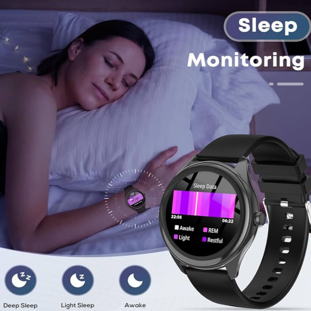 PulseSync | Luxe 2-in-1 Smartwatch met Bluetooth Oordopjes & Gezondheidsfuncties
