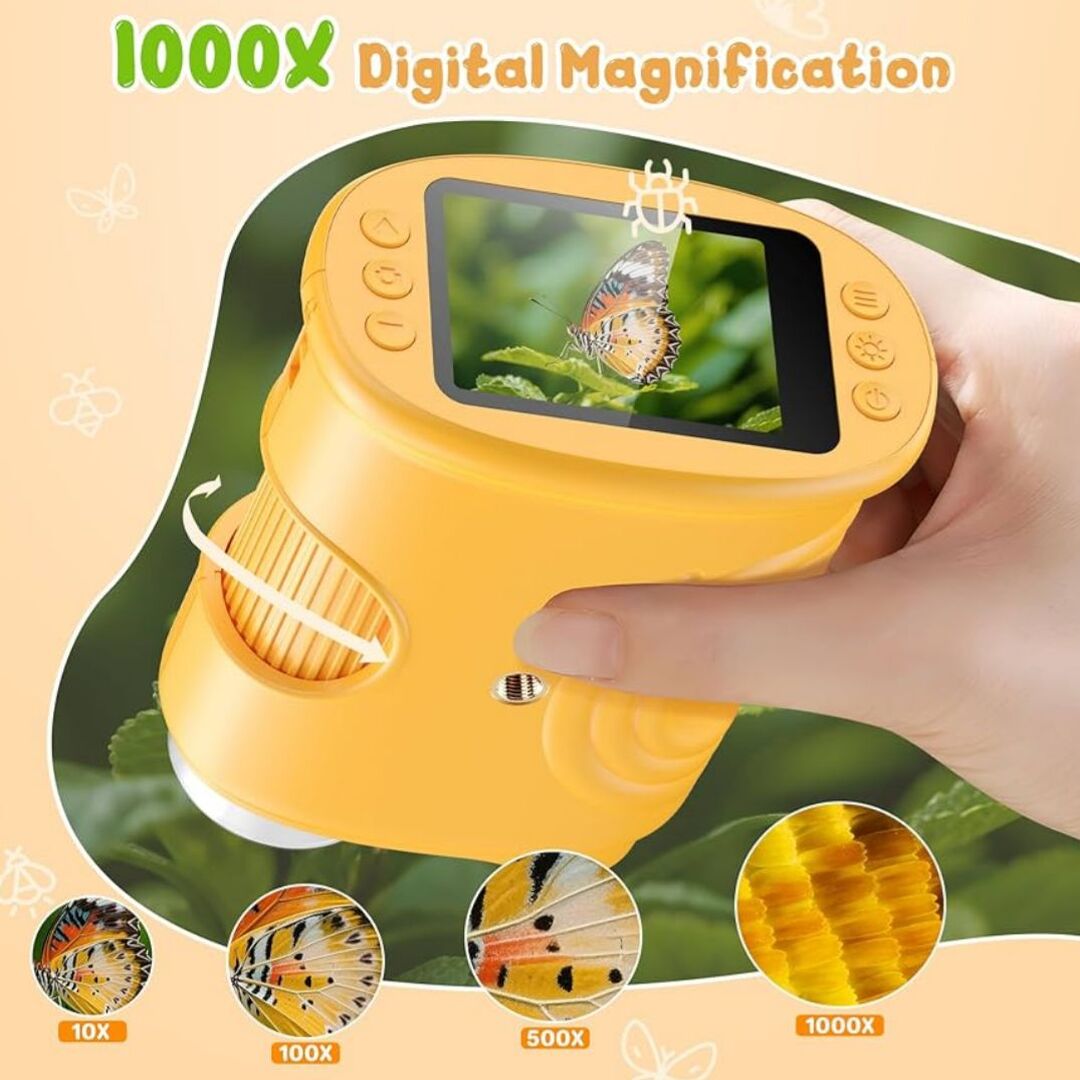 ExplorerScope | Digitale Microscoop met 1000x Vergroting & LED Verlichting
