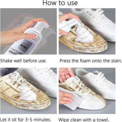 QuickShine | Waterloze Schoenenreiniger voor Direct Schone Sneakers