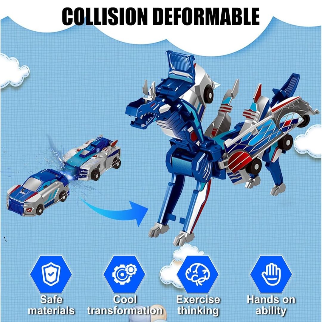 DinoGear | Magisch Transformeerbare Raceauto en Dinosaurus