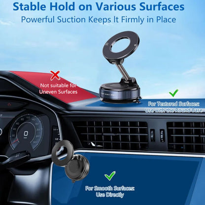 QuickMount | Ultieme Telefoonhouder voor Auto en Meer met MagSafe en Vacuüm Grip