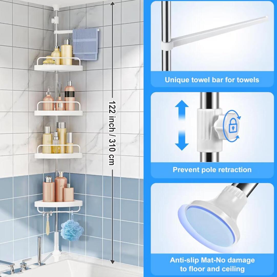 BathSpace | Uitschuifbaar Badkamerrek voor Slimme Organisatie