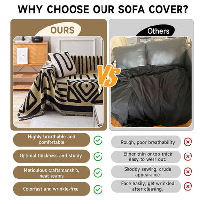 CozyCover | Antislip Sofa Hoes voor Optimaal Comfort en Bescherming
