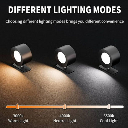 LumiWall | Minimalistische Wandlamp met 360° Rotatie & Draadloze Verlichting