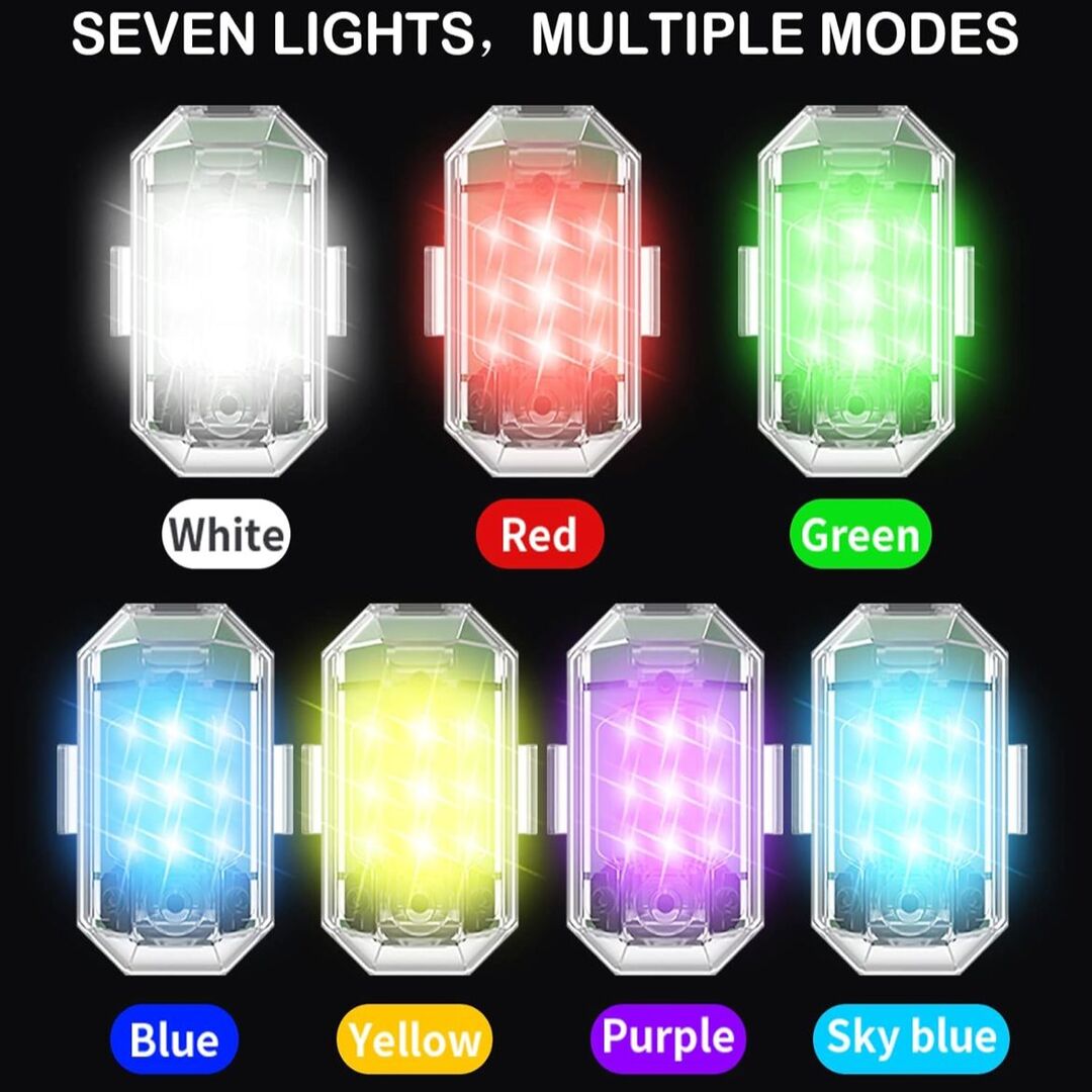 GlowRide | Multicolor LED Veiligheidslamp voor Buitenactiviteiten