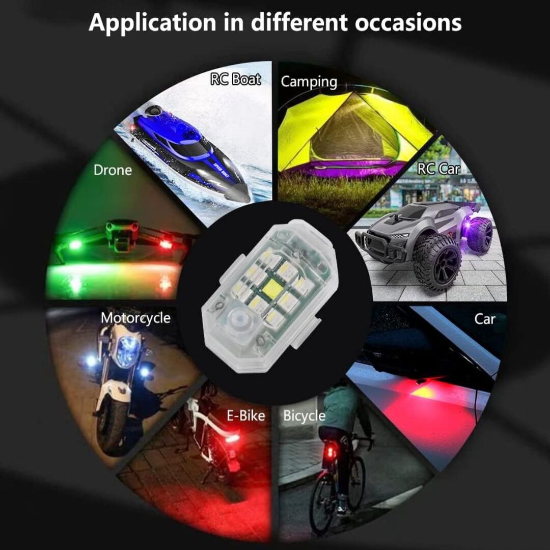 GlowRide | Multicolor LED Veiligheidslamp voor Buitenactiviteiten