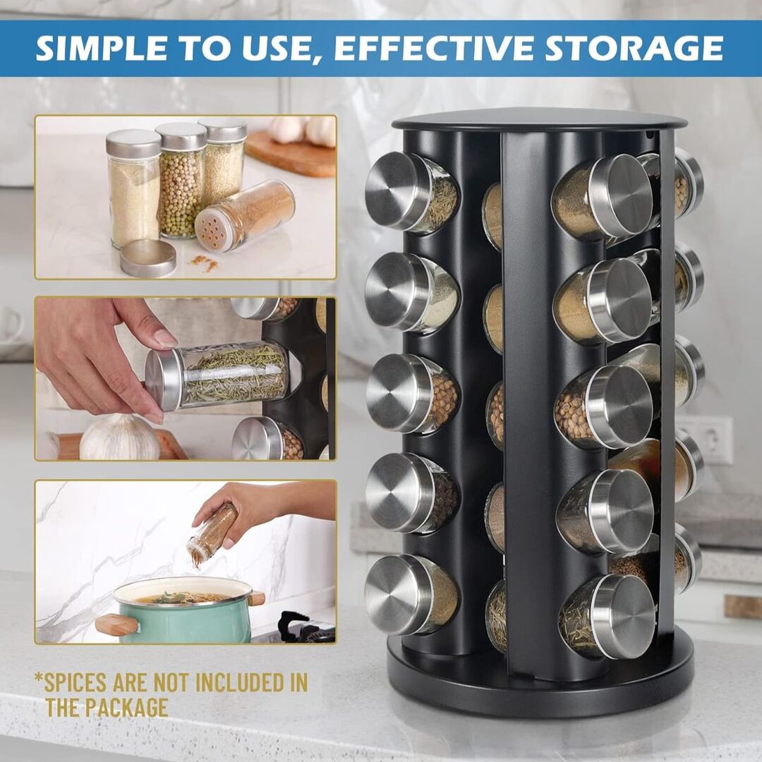 FlavorSpin | Slimme Draaibare Kruidenorganizer