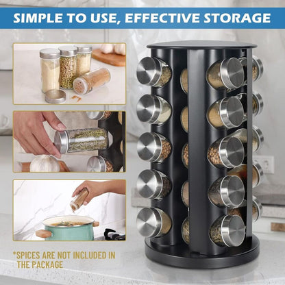 FlavorSpin | Slimme Draaibare Kruidenorganizer